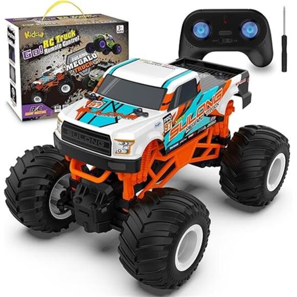 1:16 Scale RC Monster Truck - 2.4GHz All Terrain Car for Kids 4-12, 20 Km/h Off - Picture 7 of 7